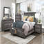 Commode de rangement grise 6 tiroirs 1 pièce