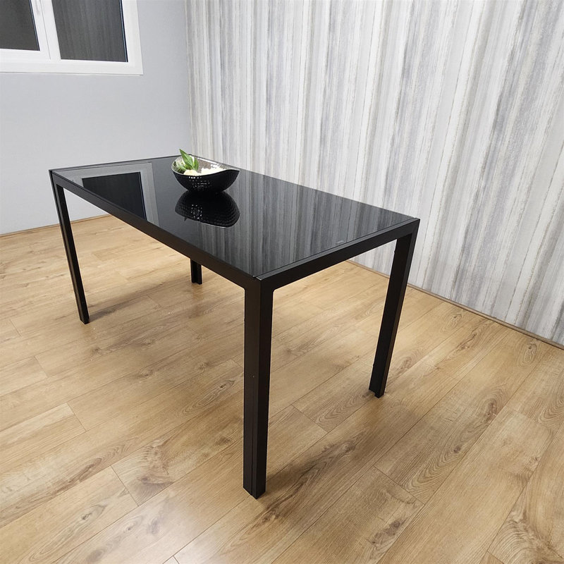 Glass Top Dining Table