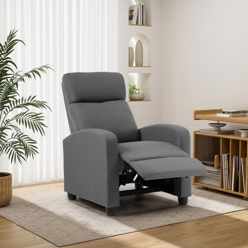 Fauteuil inclinable moderne pour le salon - Canapé inclinable à dossier avec soutien lombaire et repose-pieds réglable, siège de cinéma maison ergonomique