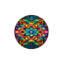 Tapis multicolore à motif floral en pierre tissé et lavable à la machine-967584349