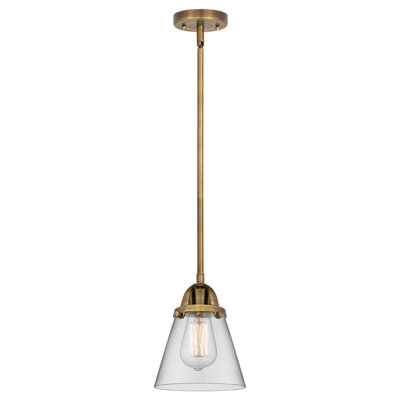 Mini-luminaire suspendu à 2 lumières en forme de cône 1 lumière Nouveau - ampoule non incluse
