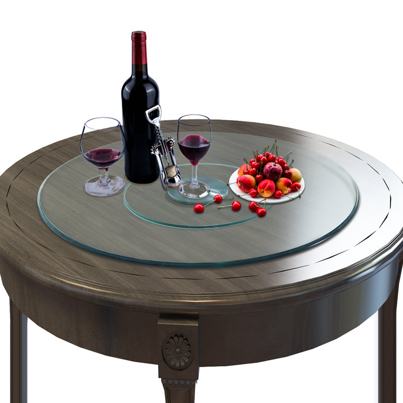Granham 31.5'' Tempered Glass Table Top