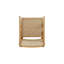 Chaise d'appoint Shakespeare en canne noire et naturelle - ensemble de 2-65566493