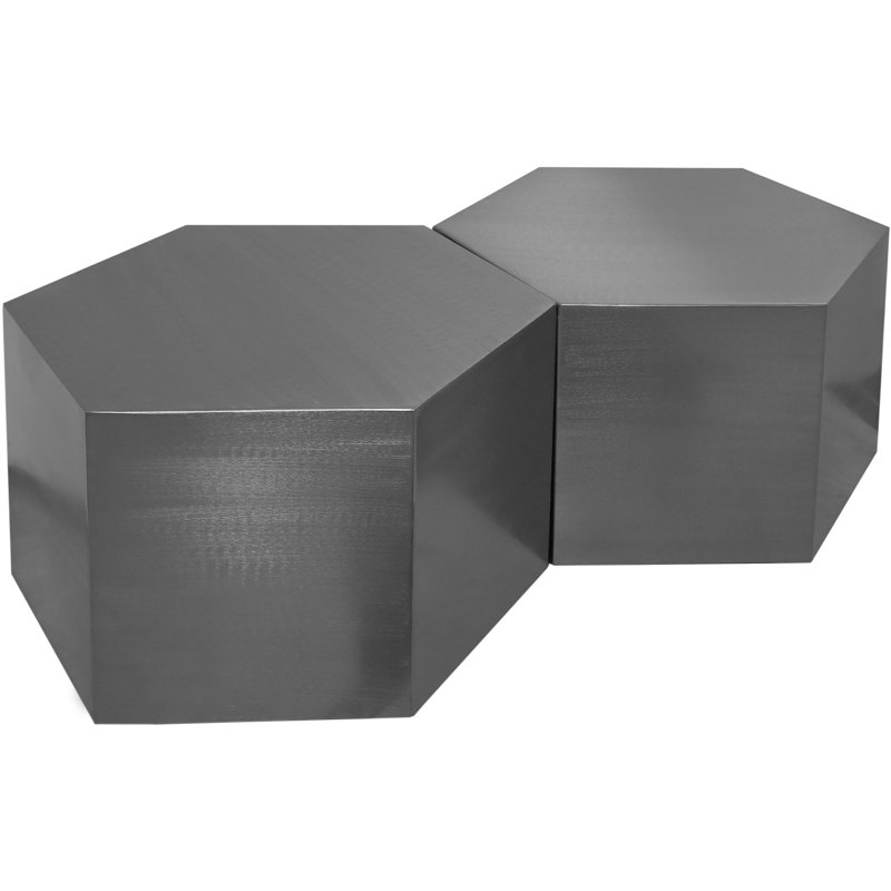 Elem Coffee Table, Silver