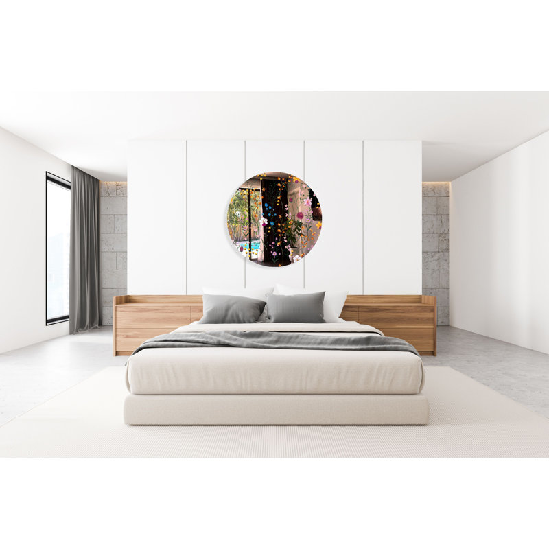 Jolis cercles en acrylique en miroir