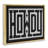 Mosaic Style Howdy in  Framed Floater Canvas Wall Art, design by Lettered and Lined-786091093-786091433