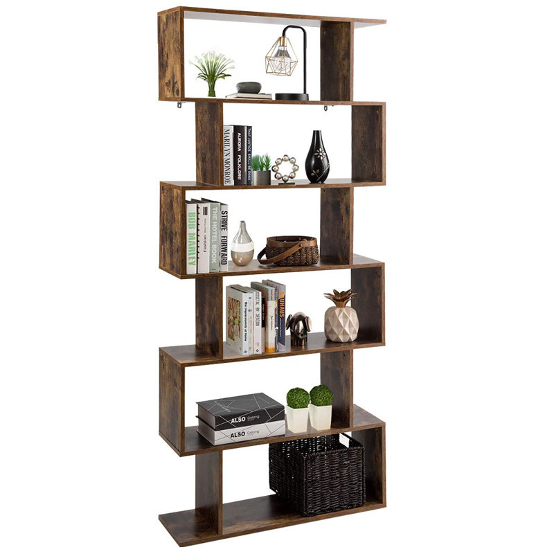 Stasya 192cm H x 80cm W Geometric Bookcase