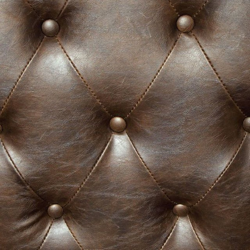 Fauteuil à oreilles capitonné de 33 po de largeur Ernberg, Brun