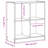vidaXL Bookcase Concrete gray Engineered wood 27.0x12.6x29.5 in Bookcase