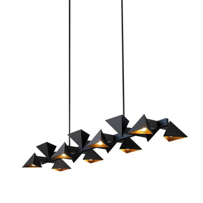 Plafonnier triangulaire 10 lumières Nightingale
