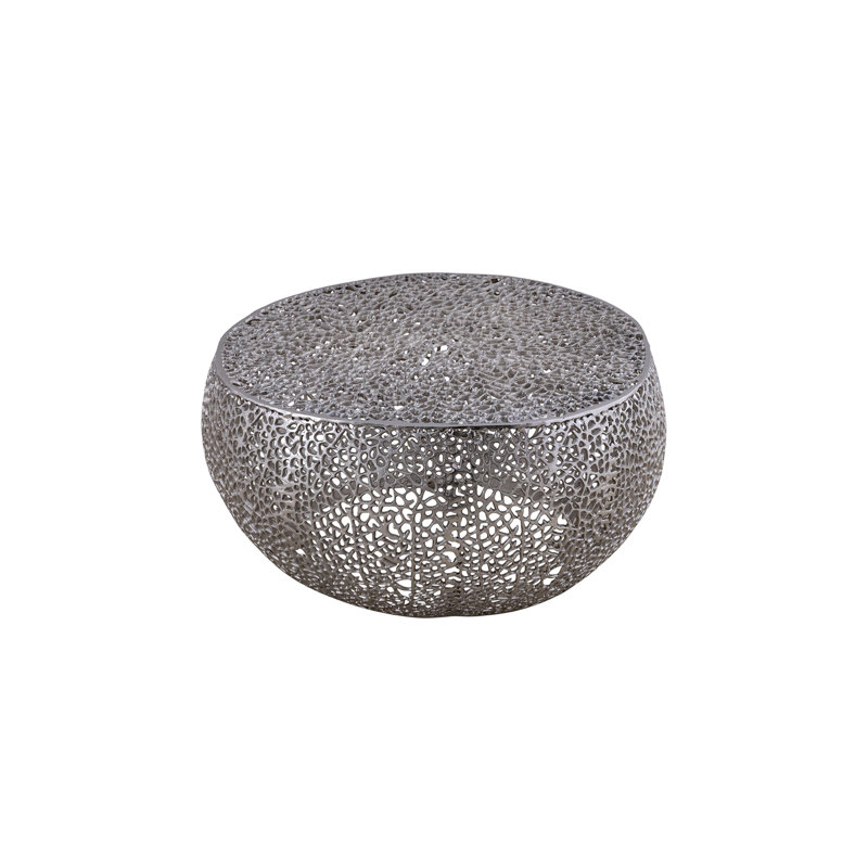 Table basse ronde, Argent argent