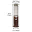Venturi 40000 Propane Standing Patio Heater-45048554