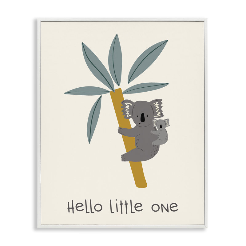 Hello Hello One One Koalas, estampe numérique, conception de Sazerelli Designs, H 20 po x l 16 po