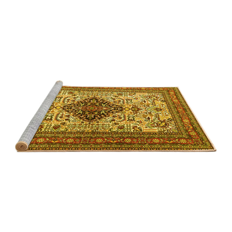 Washable Oriental Indoor Rug, Square 8'