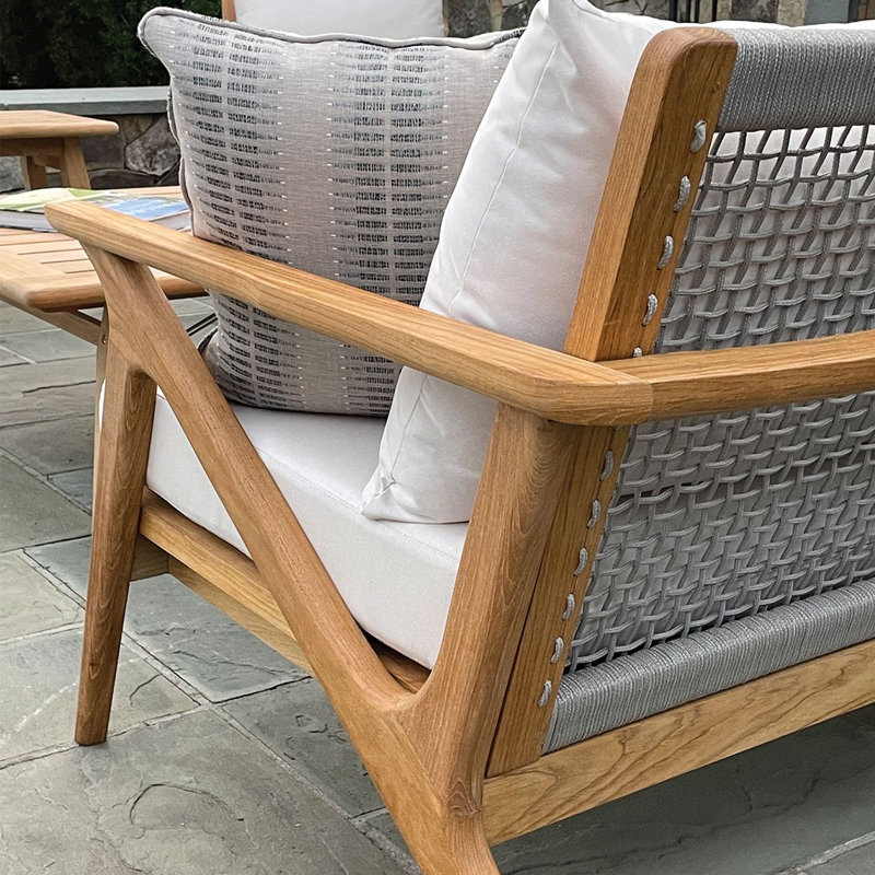 Soho Lounge Chair With Cushion, Ocean