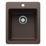 Liven SILGRANIT 17" L x 20.5 W" Drop-In/Undermount Bar Sink
