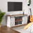 Hartin 58''W TV Stand with Sliding Barn Doors for TVs up to 65"-1842863787