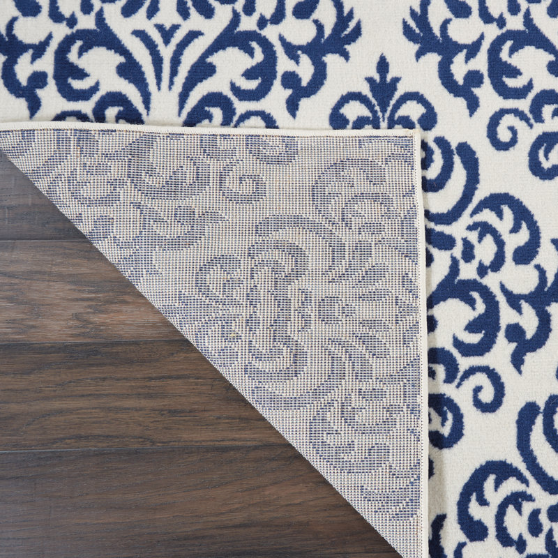 Florissant Damask Indoor Rug, Rectangle 6' x 9'