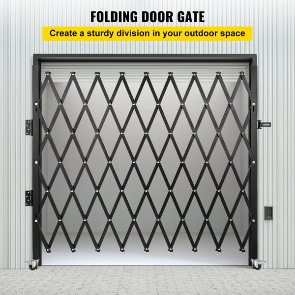 VEVOR Black Metal Gate & Reviews | Wayfair