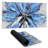 Blue flower - 15.75"x31.50" Desk mat