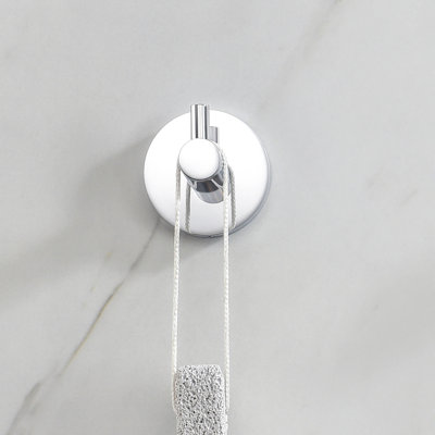 Ensemble de 2 crochets ronds pour serviettes et peignoirs de bain