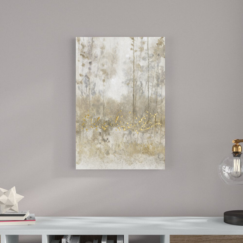 «Thicket Of Trees III» par Tim Ottoole - impression sur toile tendue, H 30 po x l 20 po