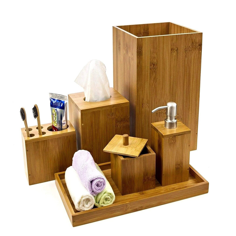 Amiko Bathroom Accessory Set