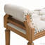 Banc capitonné de style milieu du siècle avec accoudoirs arrondis et pieds en bois massif-1888831604-1888831602