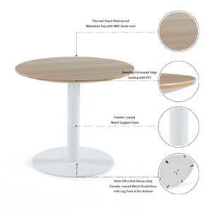 Hashtag Home Jorma Round Dining Table & Reviews | Wayfair