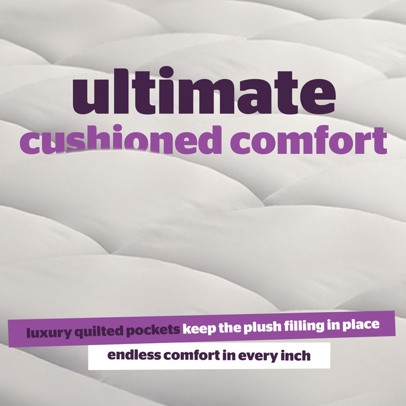 Silentnight Ultimate Deep Sleep 1000 Mattress Topper, White, Small Double (4')