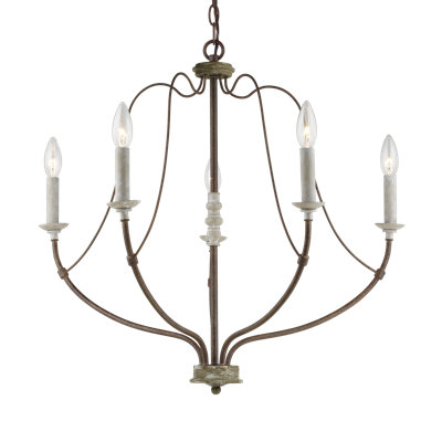 Shoshanna Iron 5-Light Chandelier