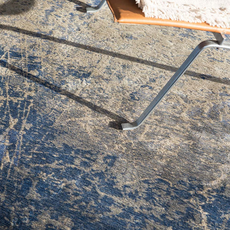 Jacquard Indoor / Outdoor Rug, Blue