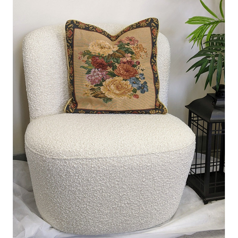 Floral Reversible Pillow Cover