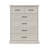 Altona 31.5" W 6-Drawer Dresser Chest with Gray White Wood Grain Finish