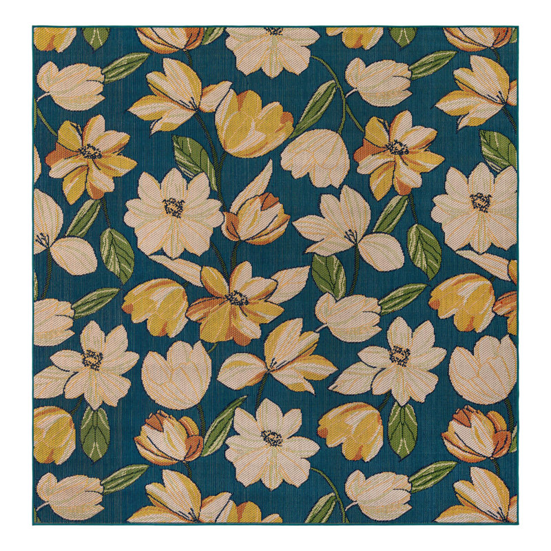 Camalu Higgin Indoor/Outdoor Area Rug, Carré 10 pi