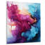 Art mural liquide, nuages, encre mauve, magenta et or-1920273522-1920273528