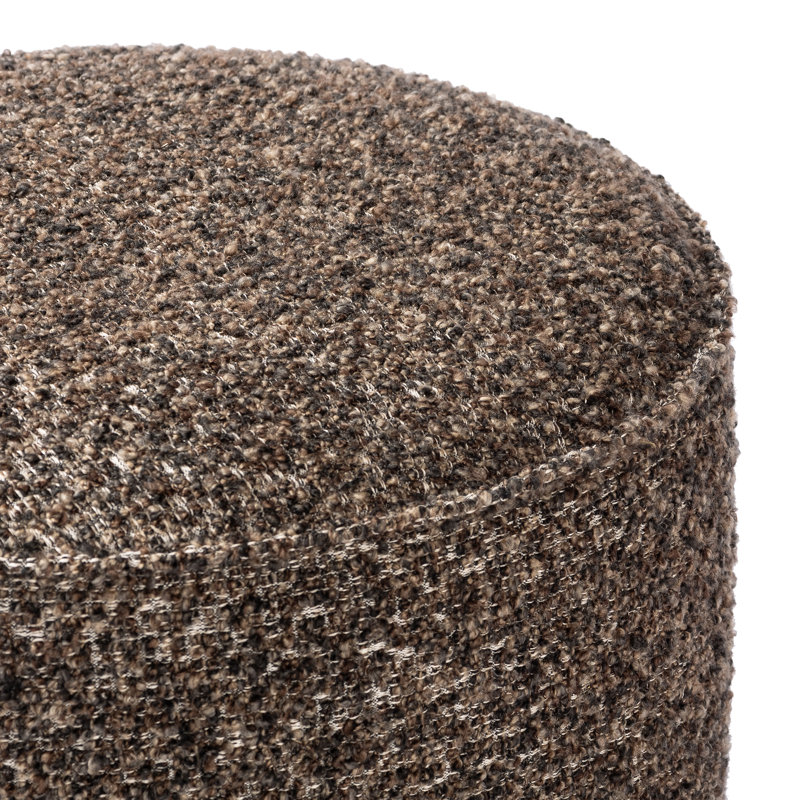Sinclair Round Ottoman, Ivan Granite Acrylic