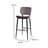 Crellus Upholstered Counter Stool with Metal Frame-88697040