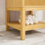 Meuble-lavabo en bois massif de 20 po avec étagère réglable pré-assemblé - Bois de frêne-589654318