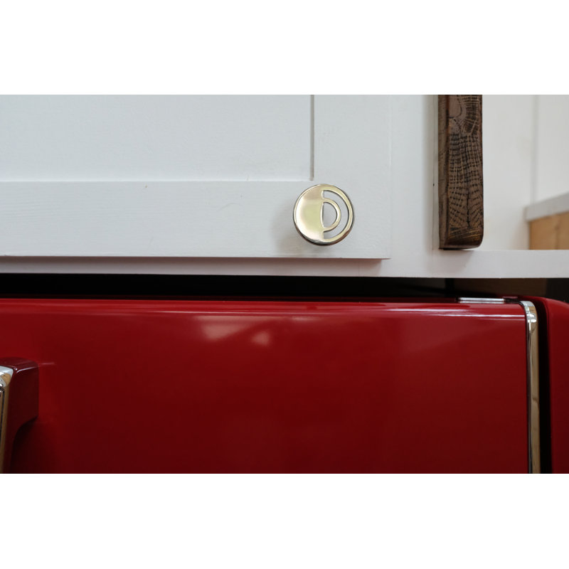 Horizon Circle Knob, Satin Nickel