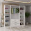 4 Door Manufactured Wood Wardrobe-1428904280