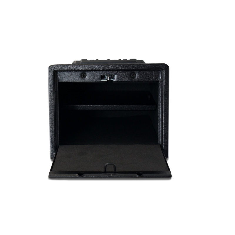 Coffre-fort à accès rapide en acier noir mat pour grands articles - 11,91 po Profondeur, poids de 8,55 lb, largeur de 8,89 lb, hauteur de 7,18 lb,