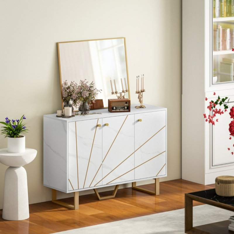 107cm Sideboard, White