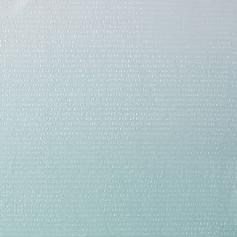 Aqua Ombre Seersucker Fabric Shower Curtain
