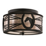 Horseshoe 2 - Light Semi Flush Mount