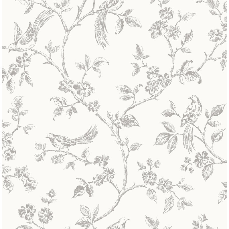 Rouleau de papier peint L 33 pi x l 20,5 po Zeno, Blanc