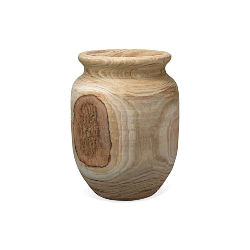 Handmade Wood Table Vase