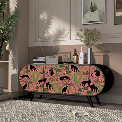 Armoire de rangement à double porte et double tiroir