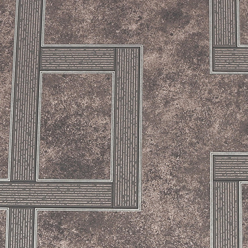 Boutique Gilded Greek Key Wallpaper, Grey