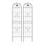 Metal Garden Trellis for Climbing Plants, Rustproof 4-Pack